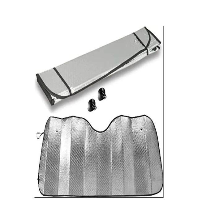 Ers Oto Güneşlik Balonlu Çift Taraflı Alüminyum Folyo Kaplı Oto Güneşlik 130x60 Cm Royaleks-80740