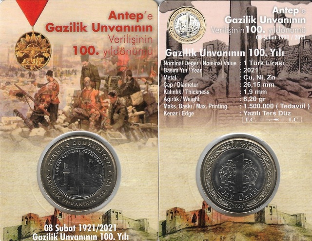 Emir Collectıon Gaziantep E Gazilik Ünvanı Nın Verilişi Nin 100. Yıl Dönümü 2021