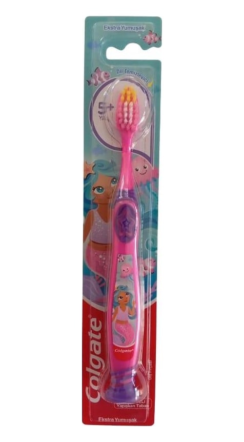 Colgate Pembe Deniz Kızı Çocuk Diş Fırçası 5+ Yaş Ekstra Yumuşak Kıllı