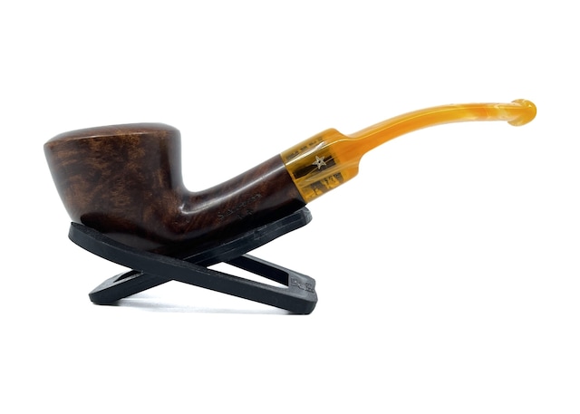 Şahin Sarı Yıldız Mod-62 9mm. Filtreli Akrilik Saplı Pipo 247809