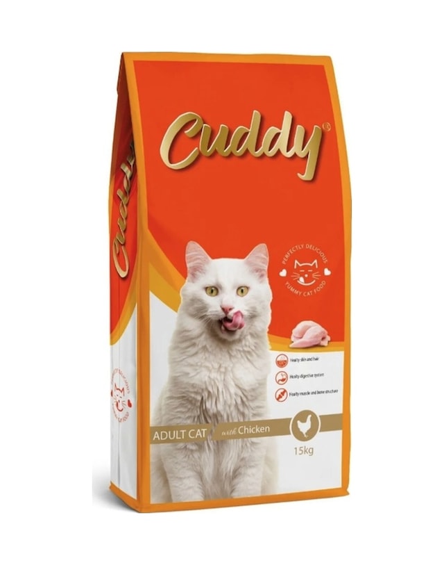 Cuddy Tavuklu Yetişkin Kedi Maması 15 KG