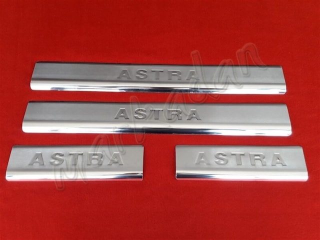 Markadan Opel Astra H Krom Kapı Eşiği 2004-2013 4 Parça Paslanmaz N11.5193