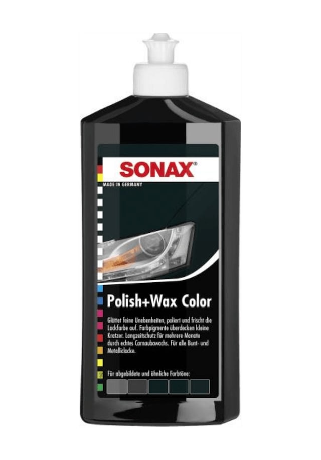 Sonax Renkli Nano Parlatıcı Ve Koruyucu Cila Siyah 500 ML N11.1222