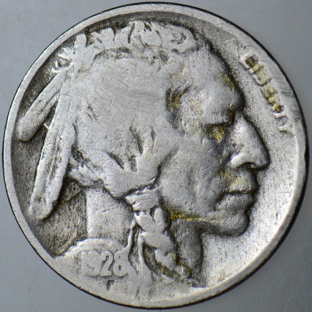 Amerika 5 Cent 1928 D. Buffalo Nıckel.