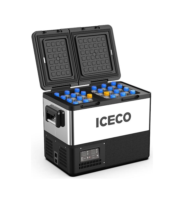 ICECO TCD55 12/24Volt 55 Litre Çift Bölmeli Outdoor Kompresörlü Oto Buzdolabı/Dondurucu