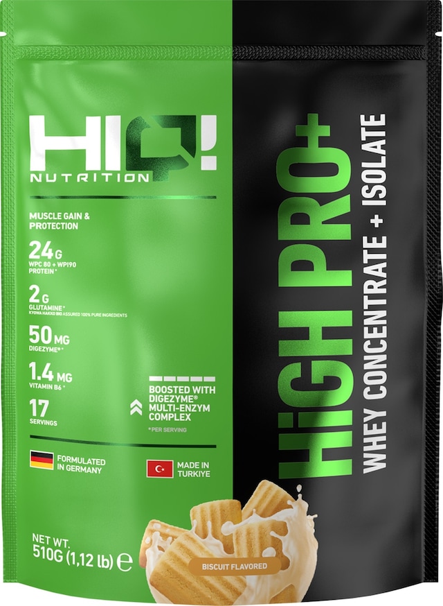 Hıq High Pro+ 510gr Bıscuıt Flavored