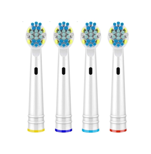 Şarjlı Diş Fırçası Oral-b Uyumlu Floss Action 4 Lü Dış Fırçası Yedek Başlığı