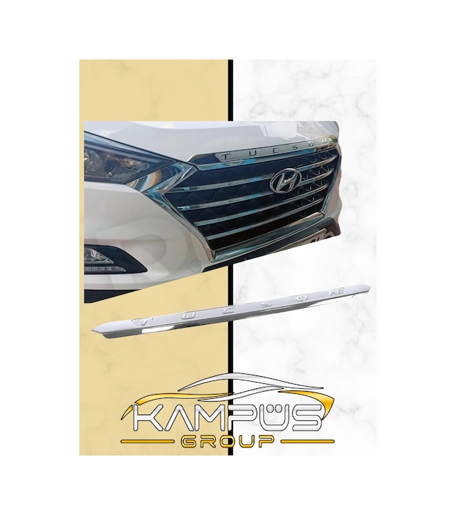 Hyundaı Tucson Kaput Ucu Çıtası Nikelajı