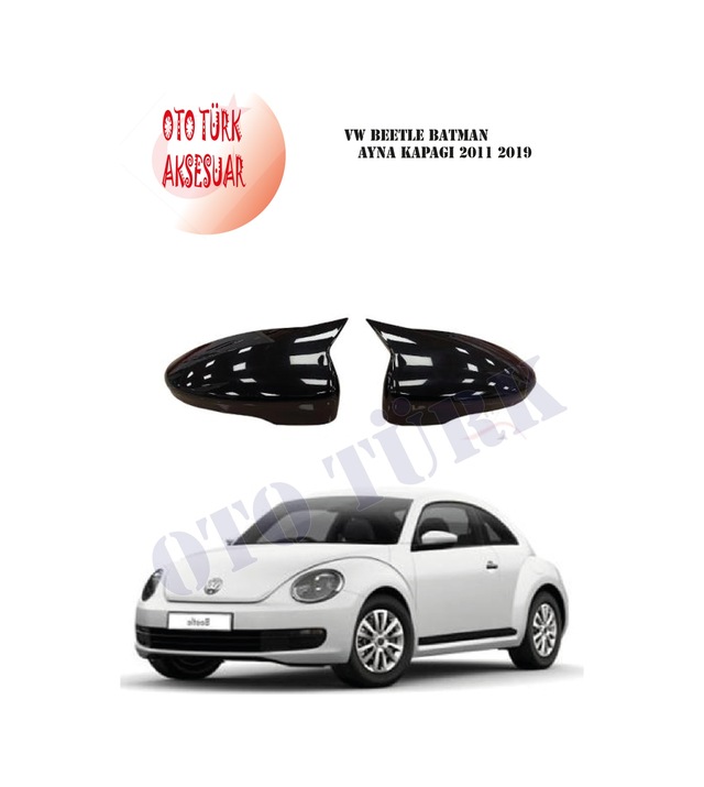Vw New Beetle Yarasa Batman Ayna Kapağı 2011 2019 Piano Black