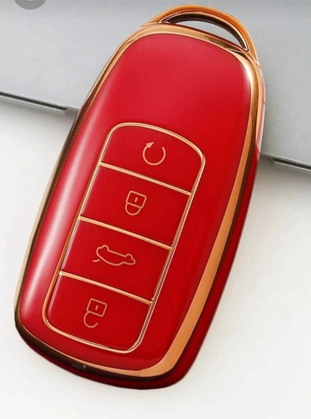 Gma Keys Chery Tiggo 8 Pro Omoda 5 Tiggo 7 Avantgarde Nano Anahtar Kılıfı Kırmızı Gold Renk 1.ci Kalite