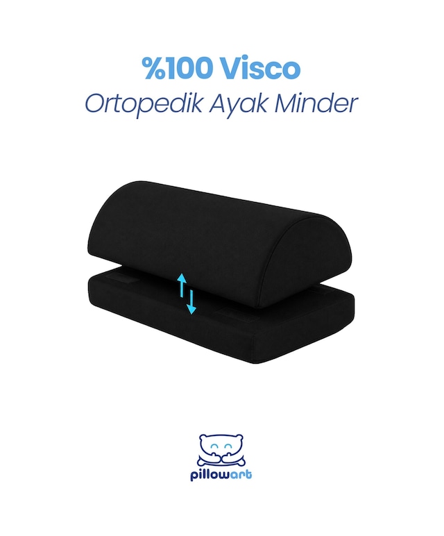 Ortopedik Visco Ayak Dayama Minderi Ergonomik Ayak Desteği