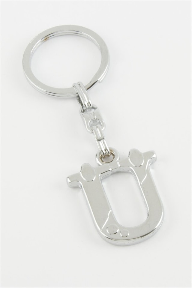 Harfli - 817 - Metal - Spt-gld - Anahtarlık Ü Çok Renkli