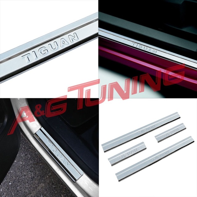 Volkswagen Tiguan Krom Kapı Eşiği Tk 2007-2015 Paslanmaz Çelik N11.405