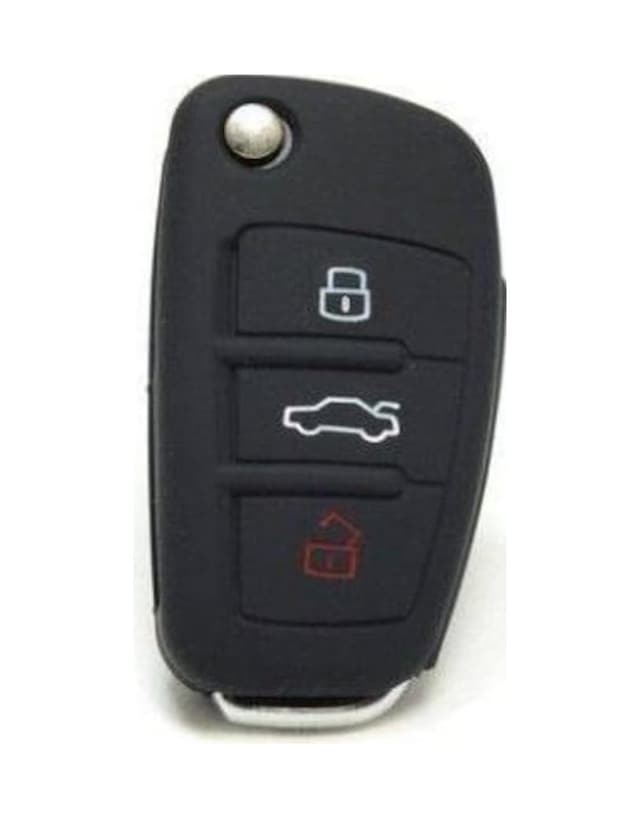 Audi Uyumlu A1 A3 A4 A5 A6 A7 A8 Q3 Q7 Silikon Anahtar Koruyucu Kılıfı