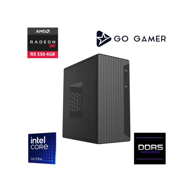 Go Gamer E265D ULTRA 225F 16 GB 256 GB SSD RX 550 16GB RAM 256GB SSD