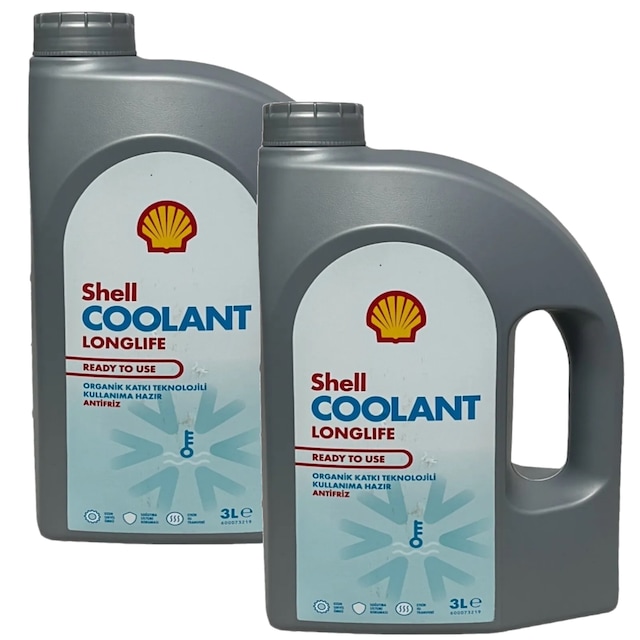 Shell Coolant Longlife -37c Kırmızı Hazır Antifriz 2 X 3 Litre