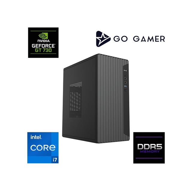 Go Gamer Go Gamer E507F İ7-12700F 16 GB 1 TB SSD GT730 4 GB Free Dos Masaüstü Oyuncu Bilgisayarı Core i7-12700F GT 730 16GB RAM 1TB SSD