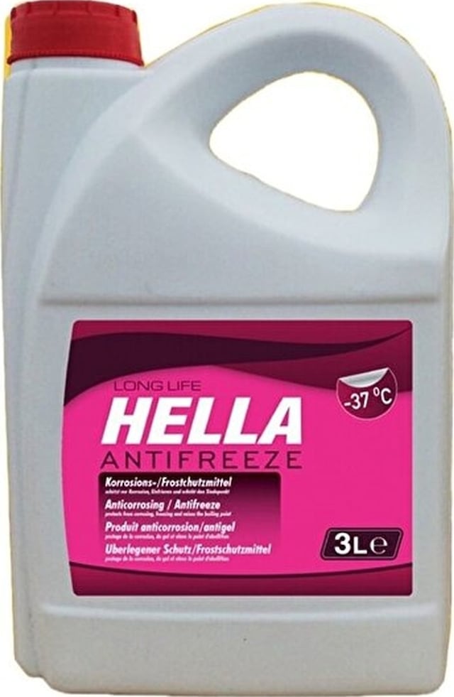 Hella -37 Derece Kırmızı Antifriz 3 L