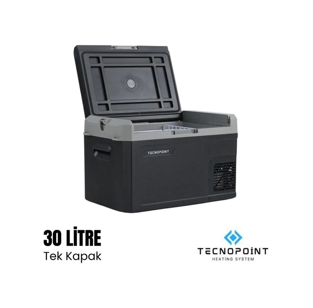 Tecnopoint Tc21-07 Tek Kapaklı Araç İçi Portatif Buzdolabı 30 Litre 12v-24v-1927