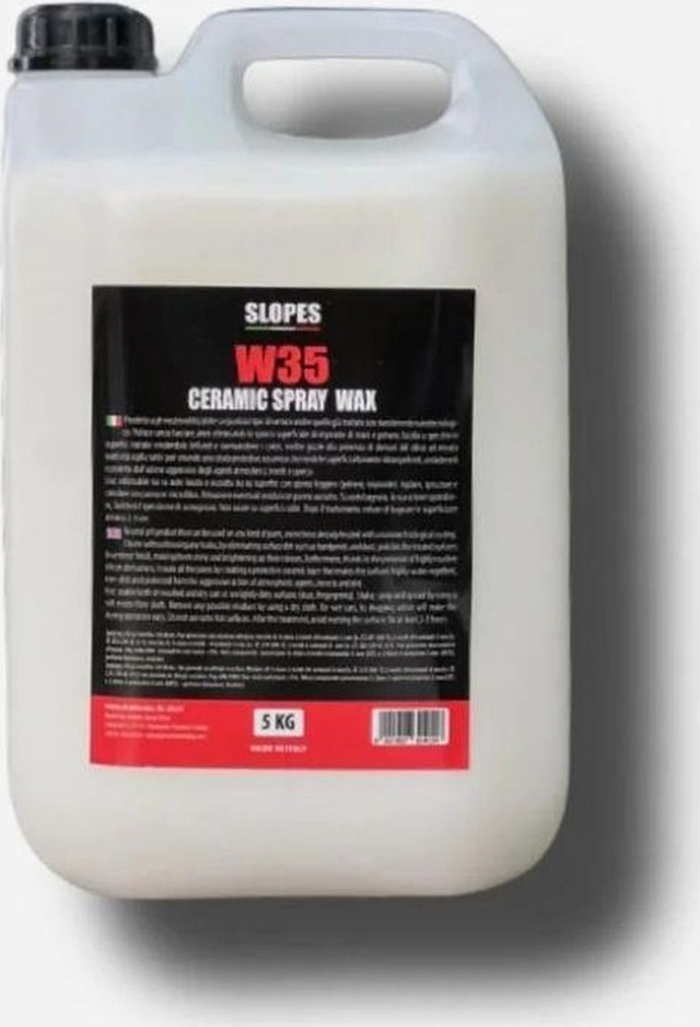 Slopes W35 Ceramic Spray Wax Seramik İçerikli Hızlı Cila 5lt.