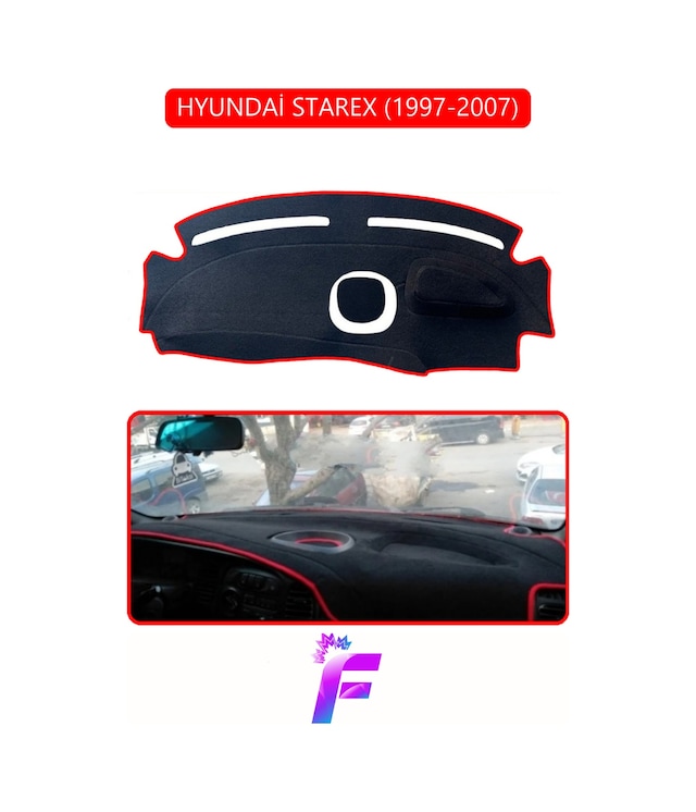 Hyundai Starex 1997-2007 Araca Özel Torpido Örtüsü Kolay Montaj Güneşten Korur Koruma G69 Torpido Halısı