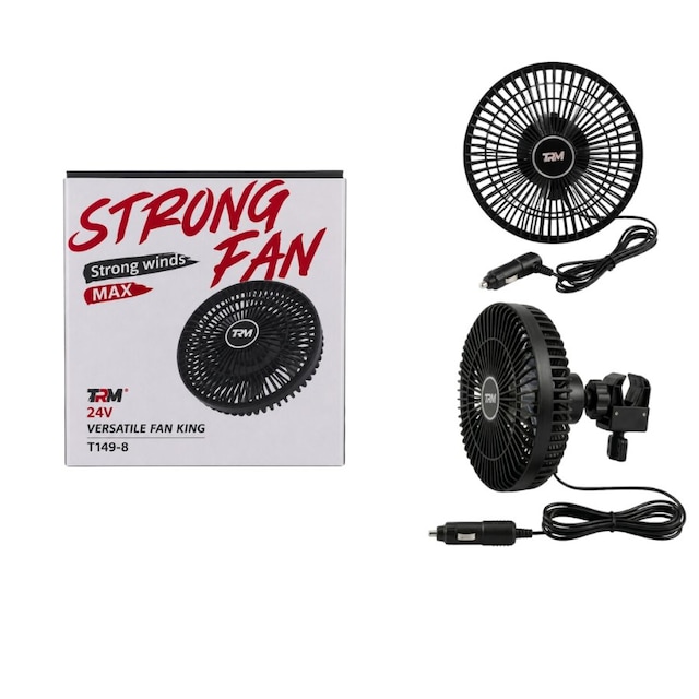 Vantilatör 24v Mandallı Tek Kademeli 9inch T149-8