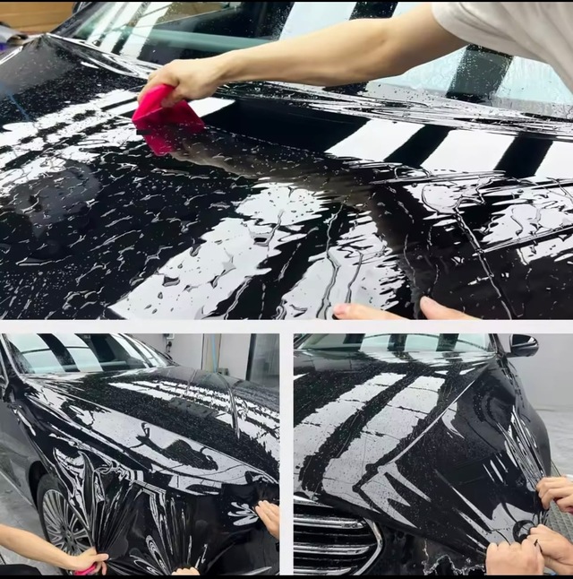 Siyah Boya Kaput Koruma Ppf - Tph Poliüretan 160 Mikron 300cmx152