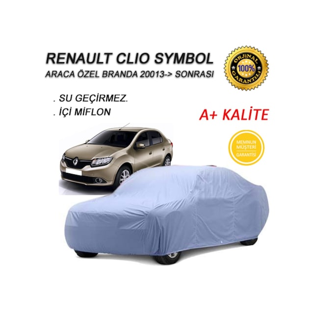 Renault Clio Symbol Branda Clio Symbol Araca Özel Branda Symbol