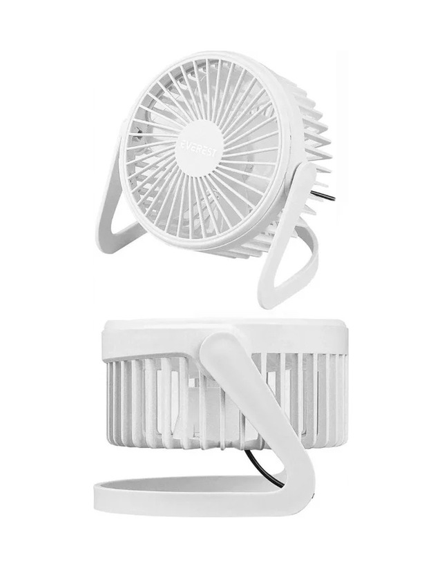 Ers Masaüstü Mini Usb Fan - Pvc Gövdeli - 360 Ayarlanabilir