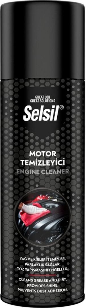 Selsil Oto - Araç Motor Temizleyici - Parlatıcı - Toz Yapışma Engelleyici Sprey 500ml 5286