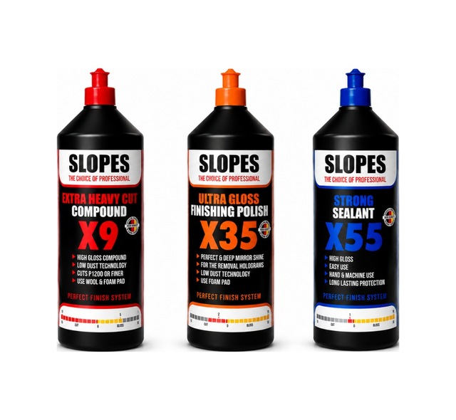 Slopes X9 Extra Kalın X35 Hare Ve X55 Boya Koruma Seti 1 Lt