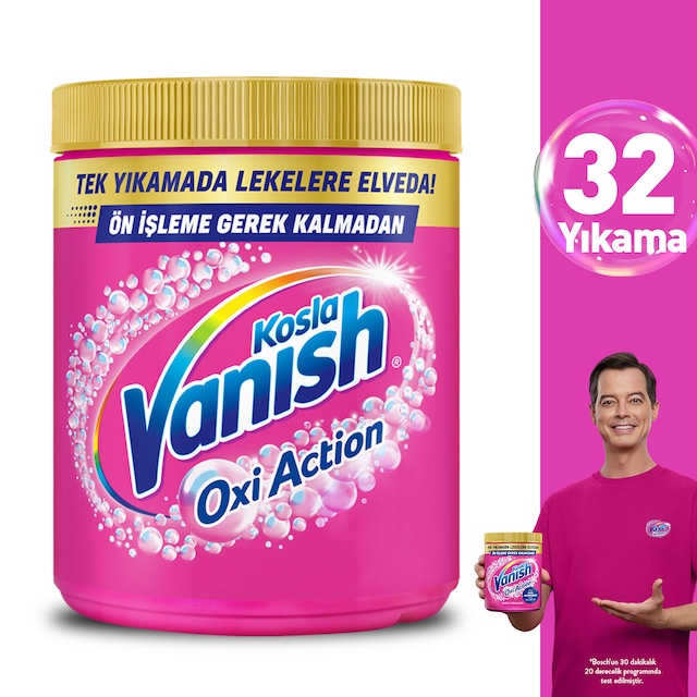 Vanish Oxi Action Renkliler İçin Deterjan ve Leke Çıkarıcı Toz 970 G