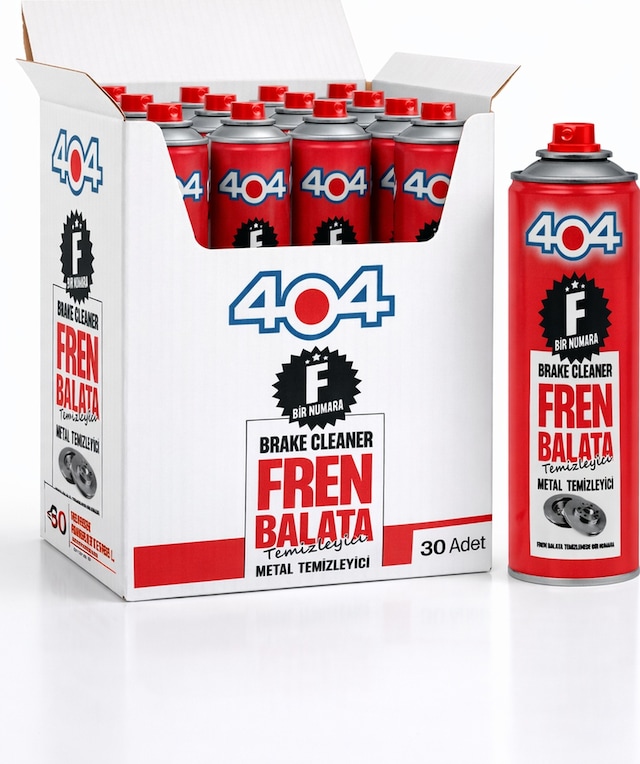 404 F1 Numara Fren Balata Temizleme Spreyi 500ml 30lu Koli