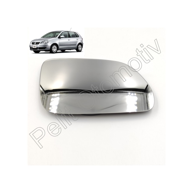 Polo 2005-2010 Sağ Yan Ayna Camı 6q0857522k