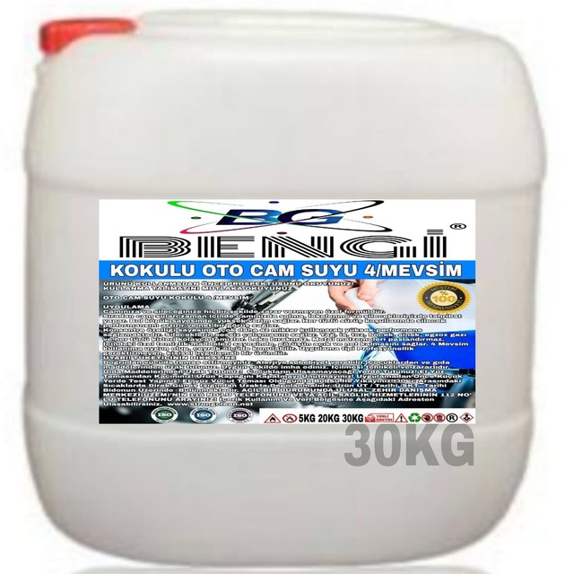 Oto Cam Suyu 4 Mevsimlik 30 Kg Kokulu