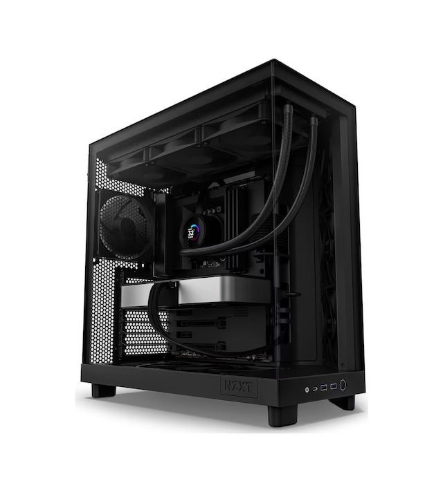 NZXT H SERIES H6 FLOW CC-H61FB-01 3 X 1 20 MM ATX Black
