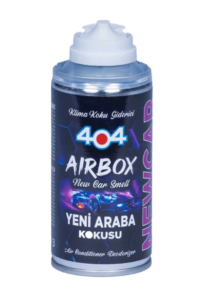 404 Airbox Yeni Araba Araç Klima Kokusu Bombası 150 Ml - Klima Koku Giderici Sprey