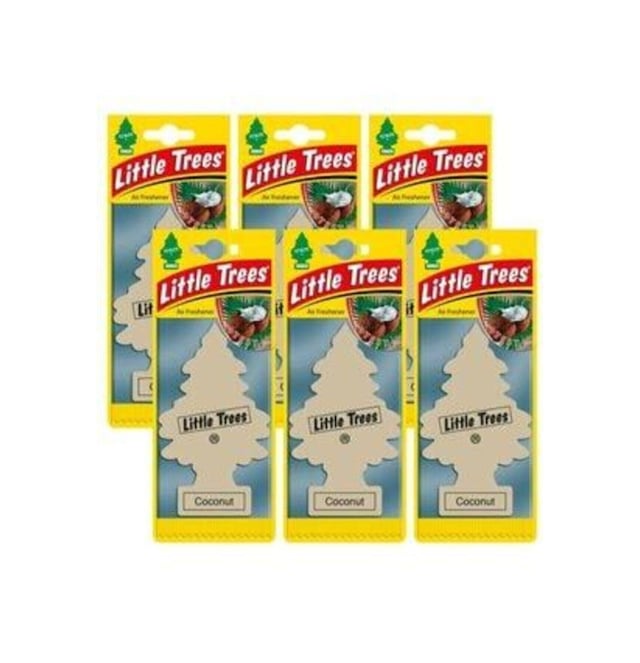 Little Trees Coconut Hindistan Cevizi Aromalı Oto Kokusu 6 Adet