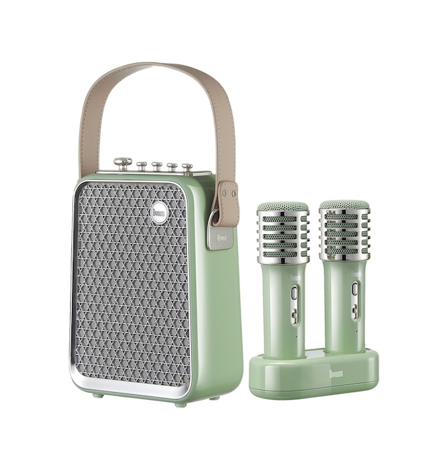 Divoom SongBird-HQ Çift Karaoke Mikrofonlu 6 Ses Efektli 50 W Taşınabilir Bluetooth Hoparlör