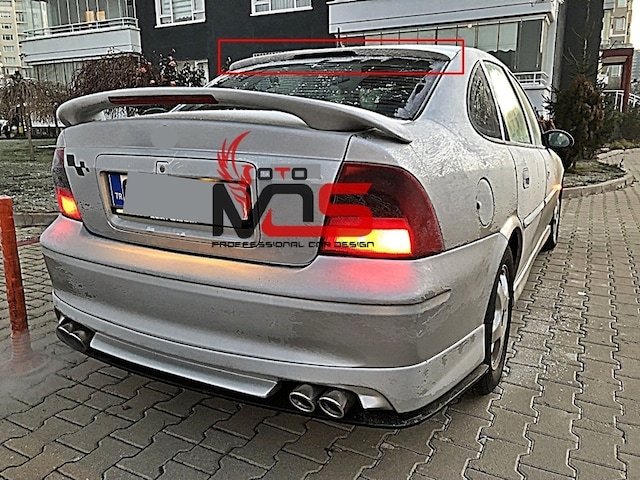 Opel Vectra B Cam Üstü Spoyler Fiberglass Boyasız