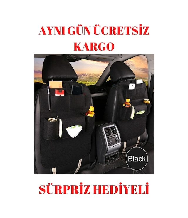 Araba Koltuk Arkası Organizer Araç Oto Alet Düzenleyici Aksesuar