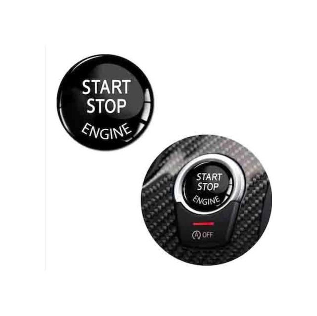 Start Stop Damla Sticker Kırmızı Veya Siyah Ölçüler (2.3 Cm)