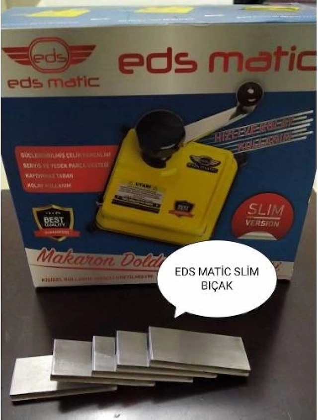 3'lü Set Çelik Eds Slim Ürün Kesme Makinası Çelik Bıçak