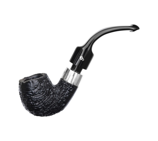 Peterson Deluxe System Sandblasted 20s 9mm. Filtreli Akrilik Saplı Pipo 206403