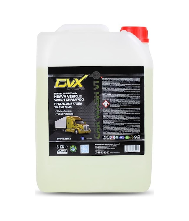 Divortex V1 Ağır Vasıta.Dorse.Branda Fırçasız Yıkama Köpüğü 5 Kg