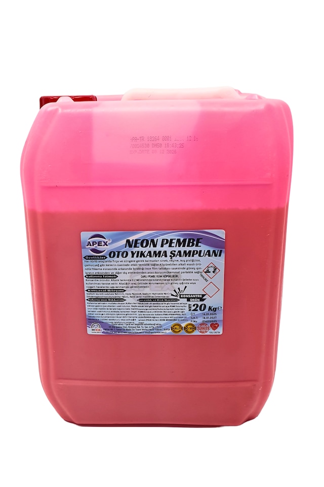 Pembe Renkli Oto Yıkama Köpüğü, 20 Kg Pembe Köpük Oto Yıkama