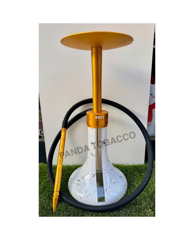 Mr Eds E29 Özel Üretim Mermer Desen Nargile Takımı/gold