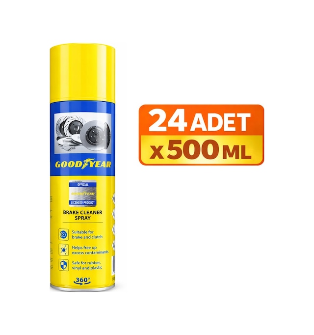 Fren Balata Temizleme Spreyi 24 Adet - Goodyear