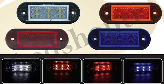 6 Led Üniversal Plaka Lamba Su Geçirmez 12-24 Volt 2. Adet. 405515318
