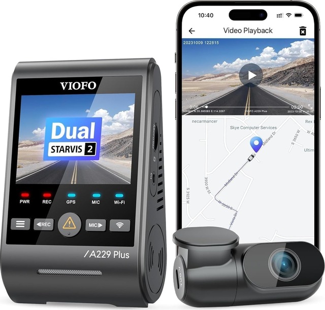Viofo A229 Plus 3 Kameralı Ön-iç-arka 2k+2k+1080p Hdr Sony Starvi